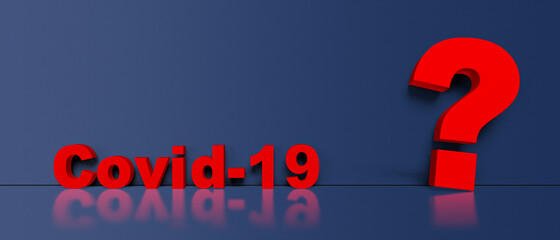 New covid-19 conoravirus outbreak. 3D illustration