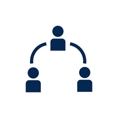 Icon vector graphic of  people, good for template