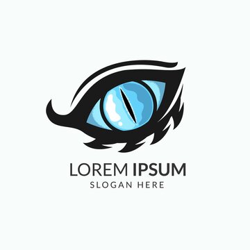Reptile eye logo