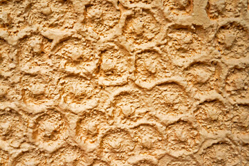 Yellow wall abstract texture background