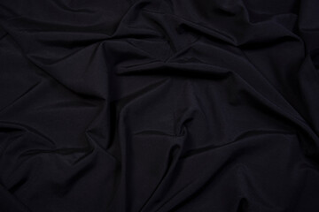 Obraz premium black fabric texture background