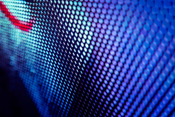 CloseUp LED blurred screen. LED soft focus background. abstract background ideal for design.