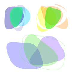 Modern abstract illustration. Design for business advertising. Creative minimalist illustration for wall decoration, design of postcards or brochures, banners, covers.