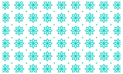 vector Flower Seamless Pattern Background