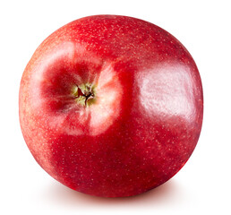 Red apple. Fresh organic apple isolated on white background. Apple with clipping path