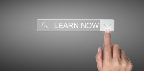 Hands touching button screen interface global connection customer networking