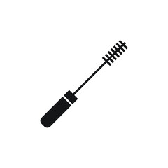 Mascara brush icon design isolated on white background
