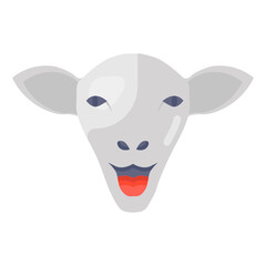 
Trendy editable icon of sheep 
