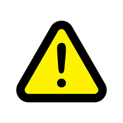 warning caution sign icon vector