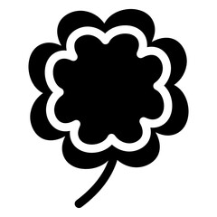 
Editable flatty icon of leaf 
