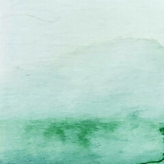Fototapeta na wymiar Emerald Green Watercolor Background Vector Image