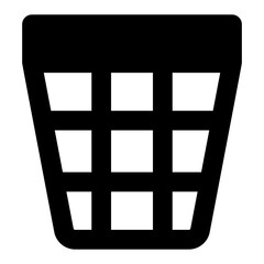 
Trendy filled icon of cloth bucket, editable vector 
