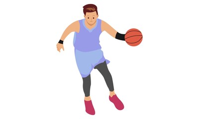 Basketball player character