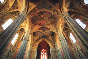 Fototapeta na wymiar The Archcathedral Basilica of the Assumption of the Blessed Virgin Mary, in Lviv, in western Ukraine