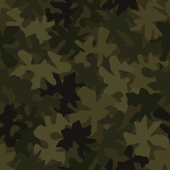 Camouflage seamless pattern background masking camo repeat print