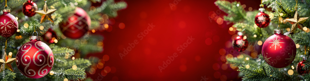 Wall mural christmas decoration