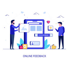 Online Feedback Illustration