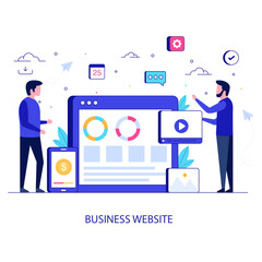 Business Website Vector 