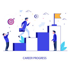 Career Progress Illustration 