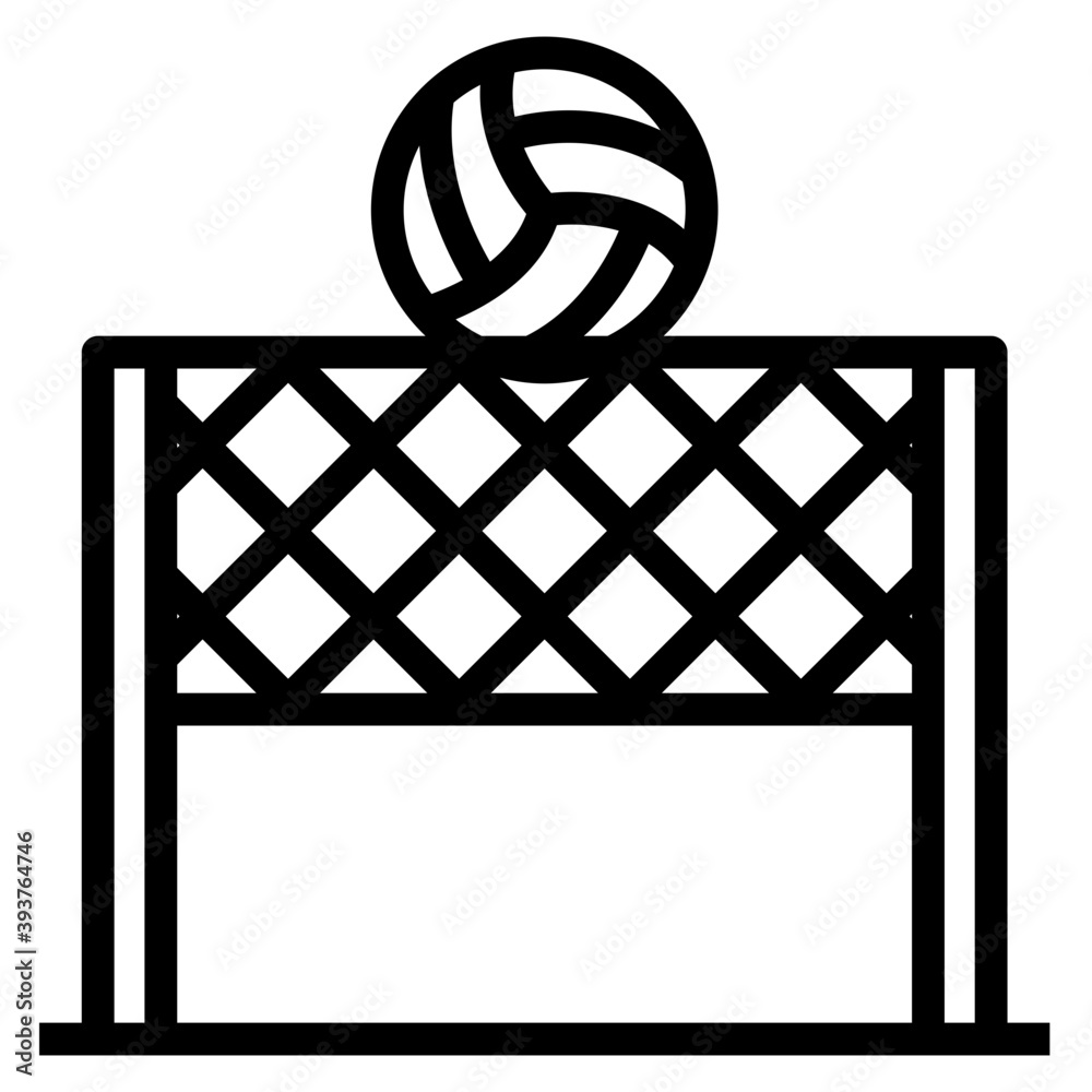 Poster volleyball vector design