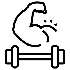 Weightlifter Avatar Vector 