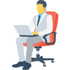 
Businessman Color Vector Icon
