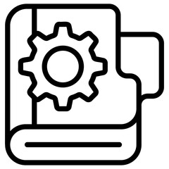 Folder Settings Vector 