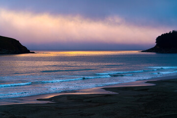 Fototapeta premium sunset on the beach