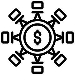 Financial Network Vector 