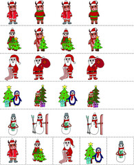 a children's educational game continue a number of pre-school education