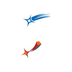 Star icon Template vector illustration design
