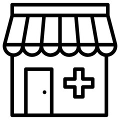 Obraz premium Medical Store Vector 