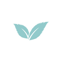 Leaf Mint Logo Template vector symbol