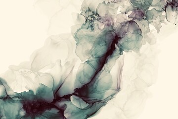 Dark Abstract Alcohol Ink Smoke Background