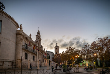 Fototapeta na wymiar Valladolid ciudad histórica y monumental de la vieja Europa