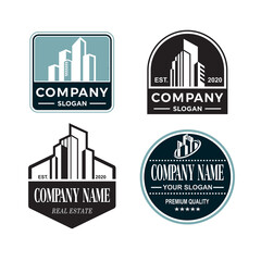 A Set Of Architecture Vector , A Set Of Real Estate Logo