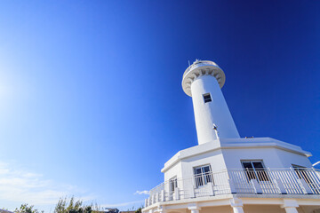 Obraz premium 大王埼灯台 三重県志摩市 Daiousaki lighthouse Mie-ken Shima city