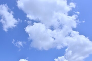 blue sky with clouds