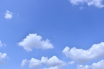 blue sky with clouds