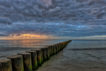 Seebrücke Zingst Nachtaufnahme