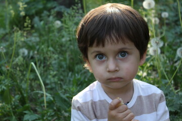 child with bread