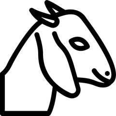 
Goat Vector Icon
