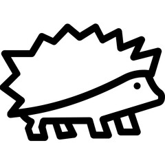 
Hedgehog Vector Icon
