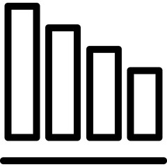 
Bar Chart Vector Icon
