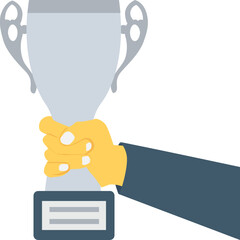 
Trophy Colored Vector Icon

