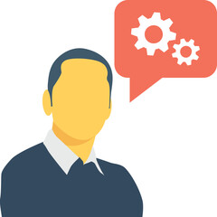 
Management Colored Vector Icon
