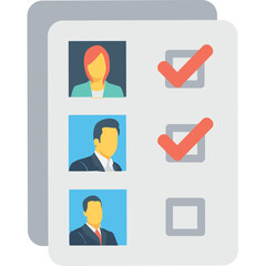 
List Colored Vector Icon
