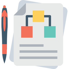 
Report Colored Vector Icon
