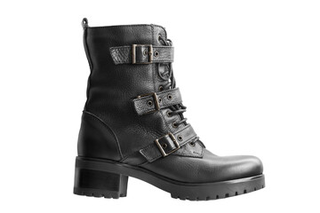 Grunge boot isolated