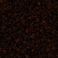 Hand Drawn red Snowflakes Christmas Seamless Patte